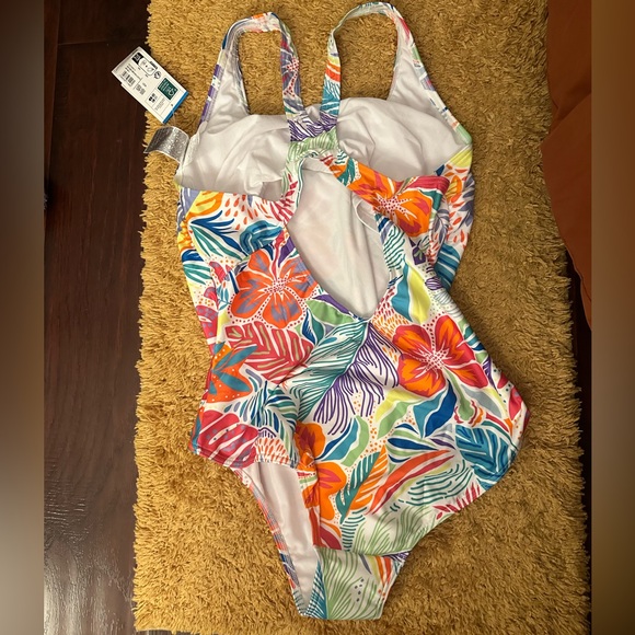 ARENA Allover Pro Back Plus One Piece swimsuit NWT - Picture 4 of 6